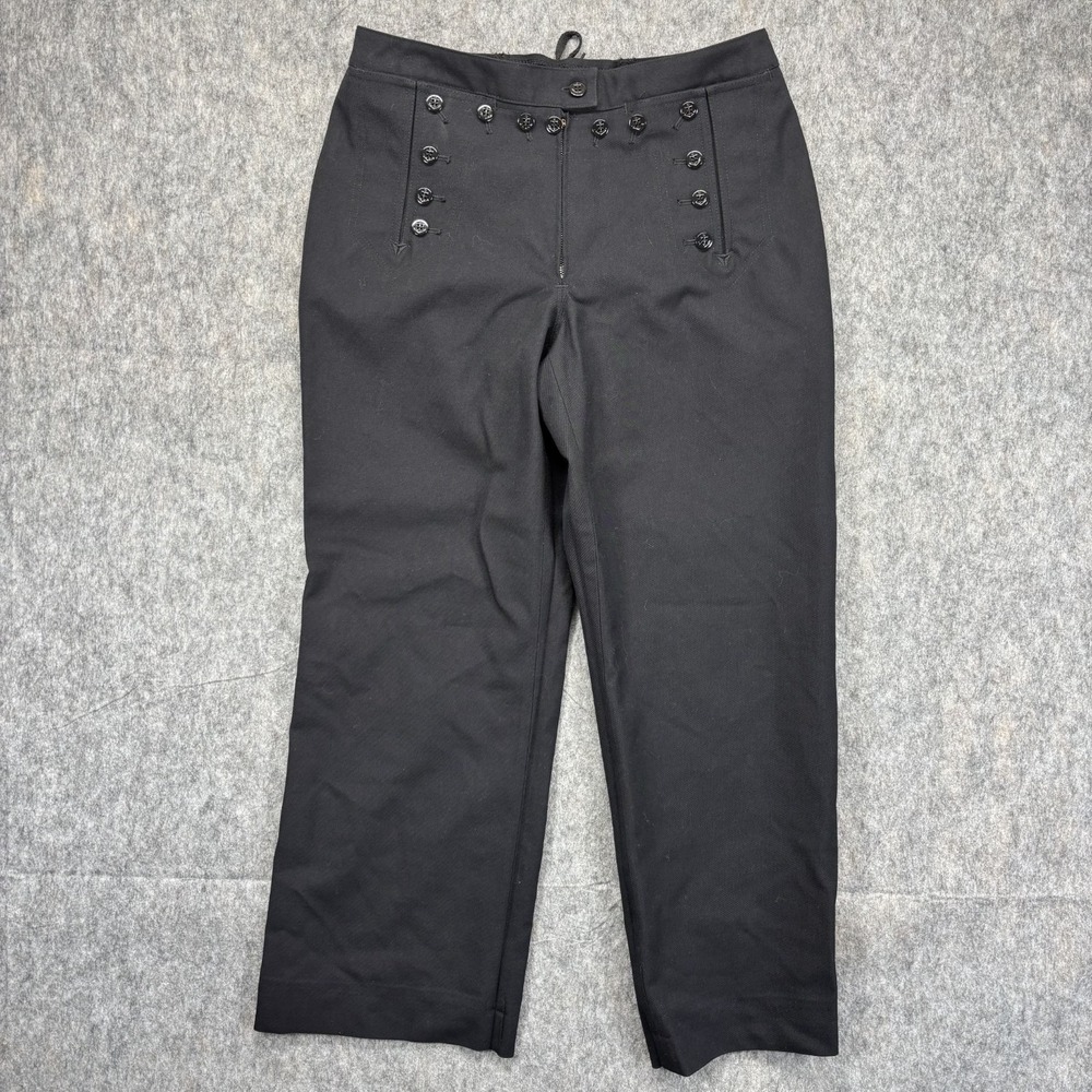 US Navy Wool Crackerjack‎ Pants Women's 14 32 x 30 MR  Slacks Pants Black